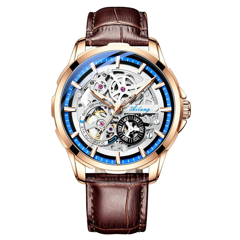 AILANG Men's Sport Automatic Mechanical Watch – clasp detail