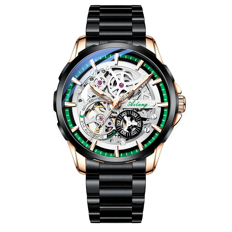 AILANG Men's Sport Automatic Mechanical Watch – strap detail