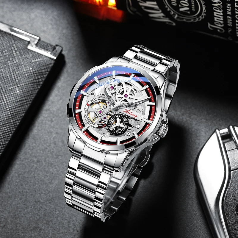 AILANG Men's Sport Automatic Mechanical Watch – front view
