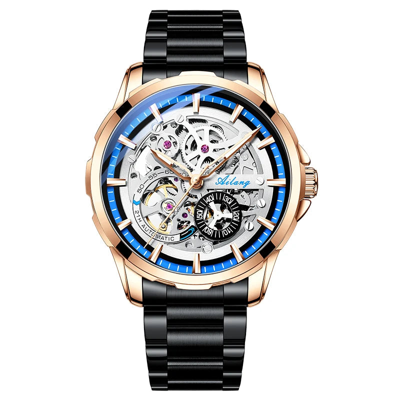 AILANG Men's Sport Automatic Mechanical Watch – front view