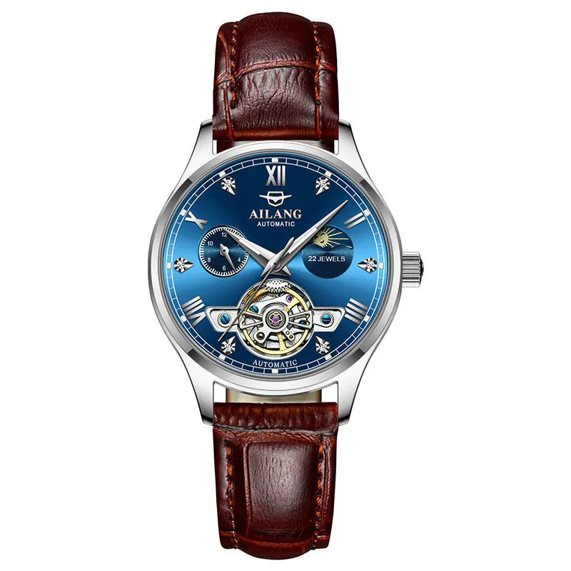 AILANG Women's Skeleton Automatic Mechanical Watch – front view