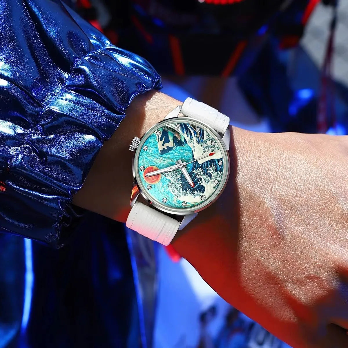 AILANG Men's Sport Automatic Mechanical Watch – case detail