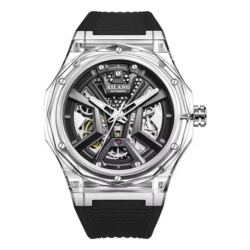 AILANG Men's Polygonal Automatic Mechanical Watch – alternate view