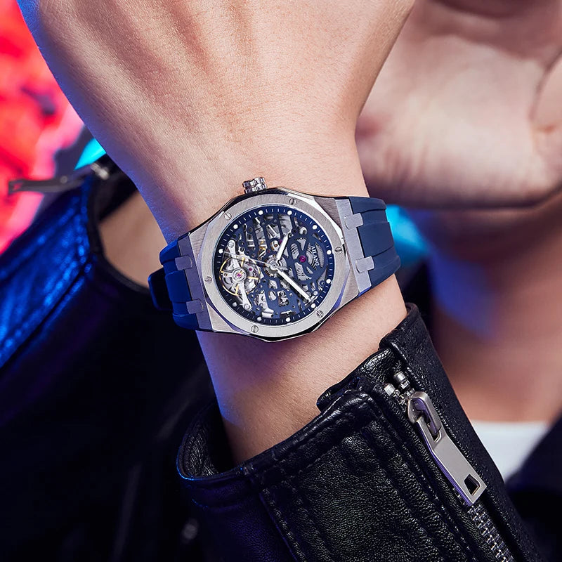 AILANG Men's Sport Automatic Mechanical Watch – dial view