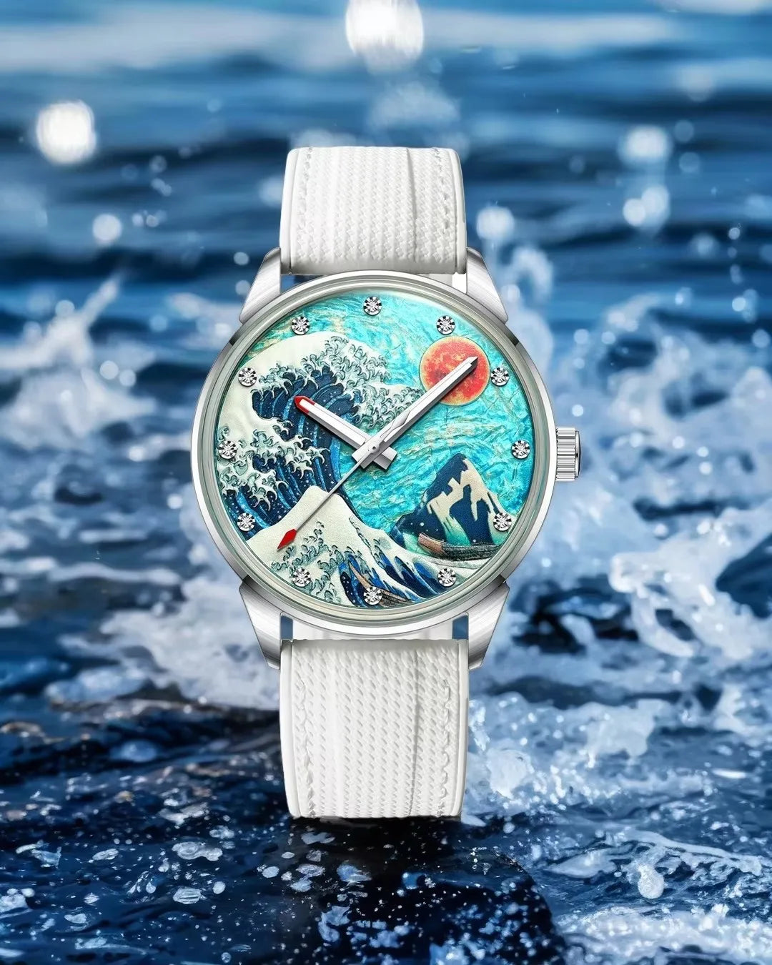 AILANG Men's Sport Automatic Mechanical Watch – side view