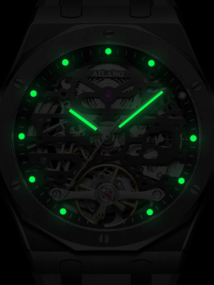 AILANG Men's Sport Automatic Mechanical Watch – case detail