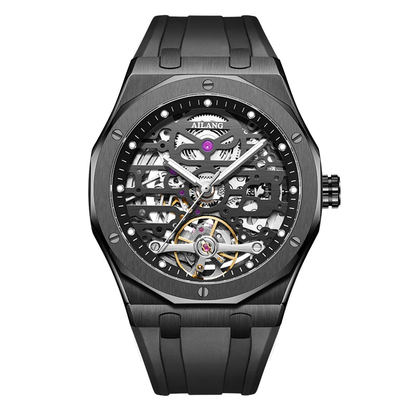 AILANG Men's Sport Automatic Mechanical Watch – mechanical detail