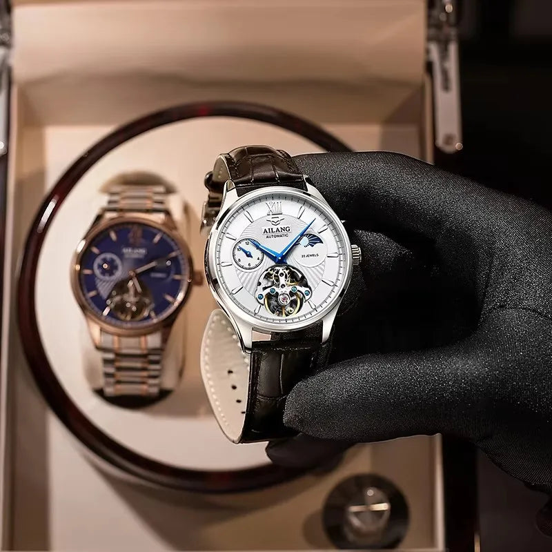 AILANG Men's Sport Automatic Mechanical Watch – case detail