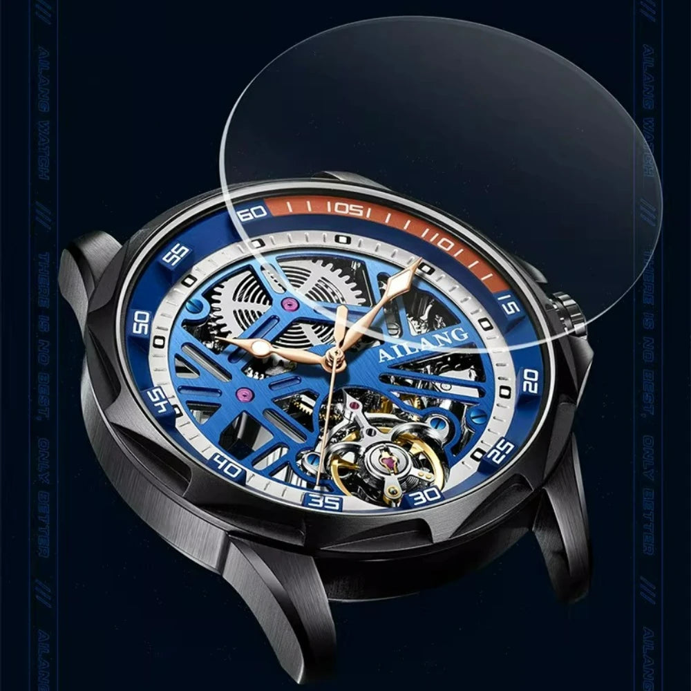 AILANG Men's Sport Automatic Mechanical Watch – case detail