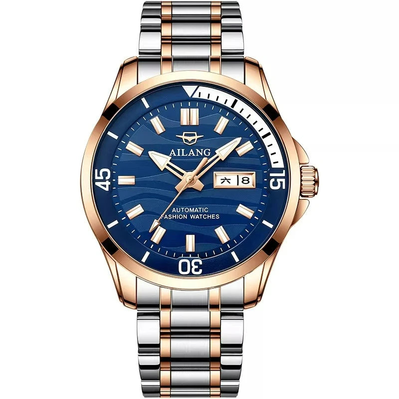 AILANG Men's 43mm Automatic Mechanical Watch – color detail