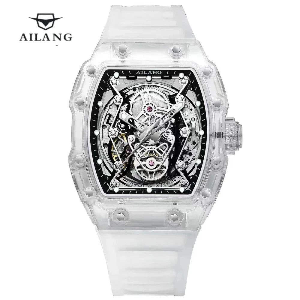AILANG Men's Tonneau Automatic Mechanical Watch – alternate view