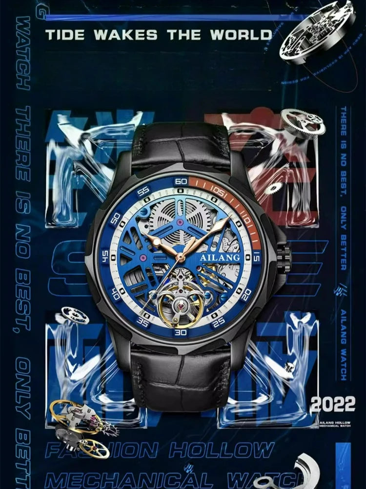 AILANG Men's Sport Automatic Mechanical Watch – front view
