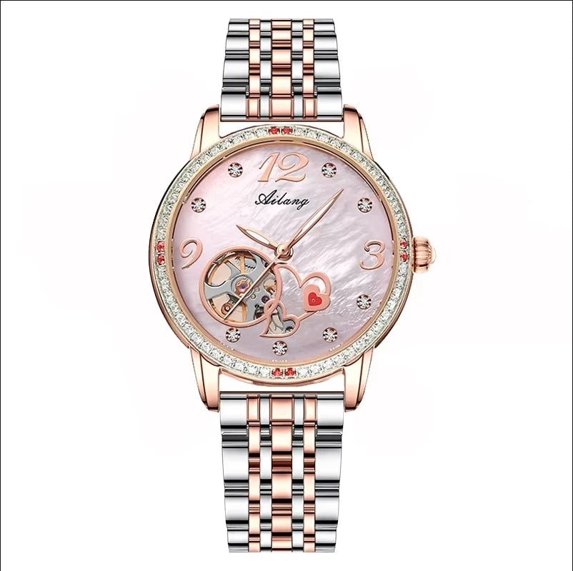 AILANG Women's Skeleton Automatic Mechanical Watch – alternate view