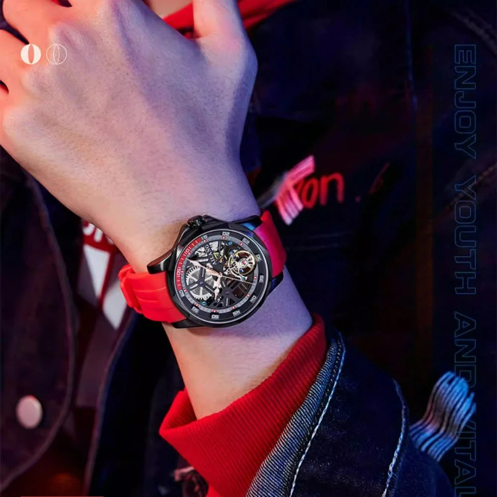 AILANG Men's Sport Automatic Mechanical Watch – dial view