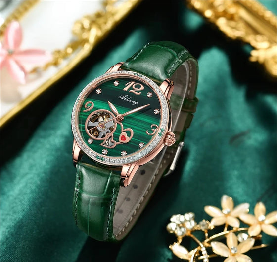 AILANG Women's Skeleton Automatic Mechanical Watch — Waterproof · Luminous