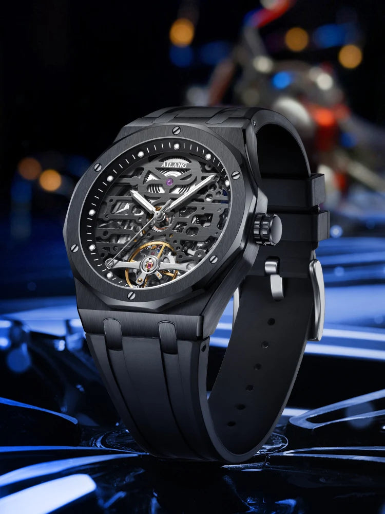 AILANG Men's Sport Automatic Mechanical Watch – strap detail