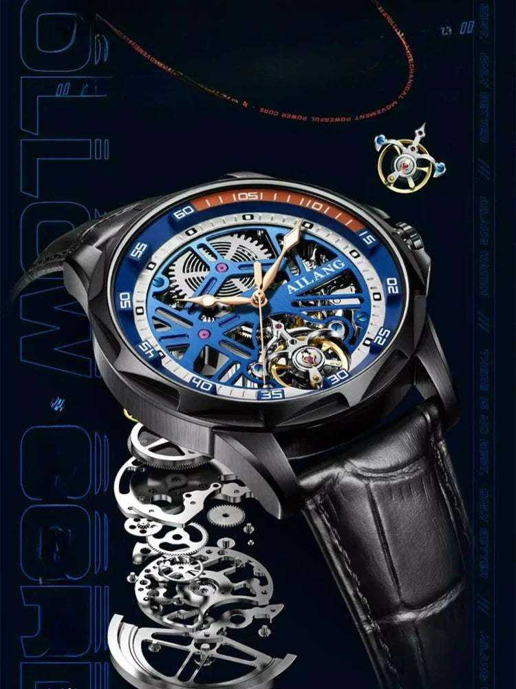 AILANG Men's Sport Automatic Mechanical Watch – dial view